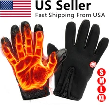 Men Women Outdoor Winter Touchscreen Gloves Windproof Waterproof Thermal Gloves