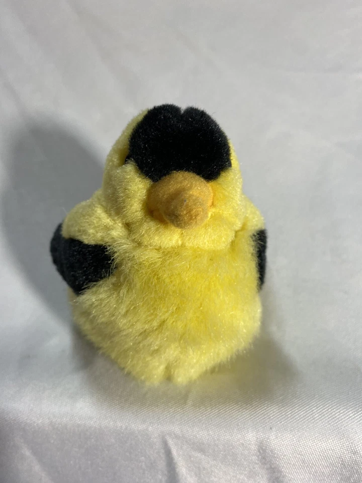 K & M Stuffed Plush Yellow Gold Finch Rare 5 Inch Real Sounds Easter Spring - Image 2 of 4