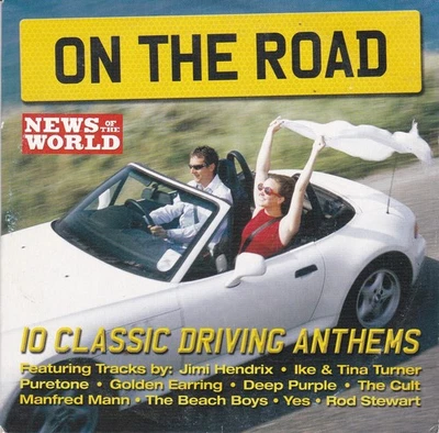 ON THE ROAD 10 Classic Driving Anthems ( NEWS OF THE WORLD Newspaper CD ) - Bild 1 von 3