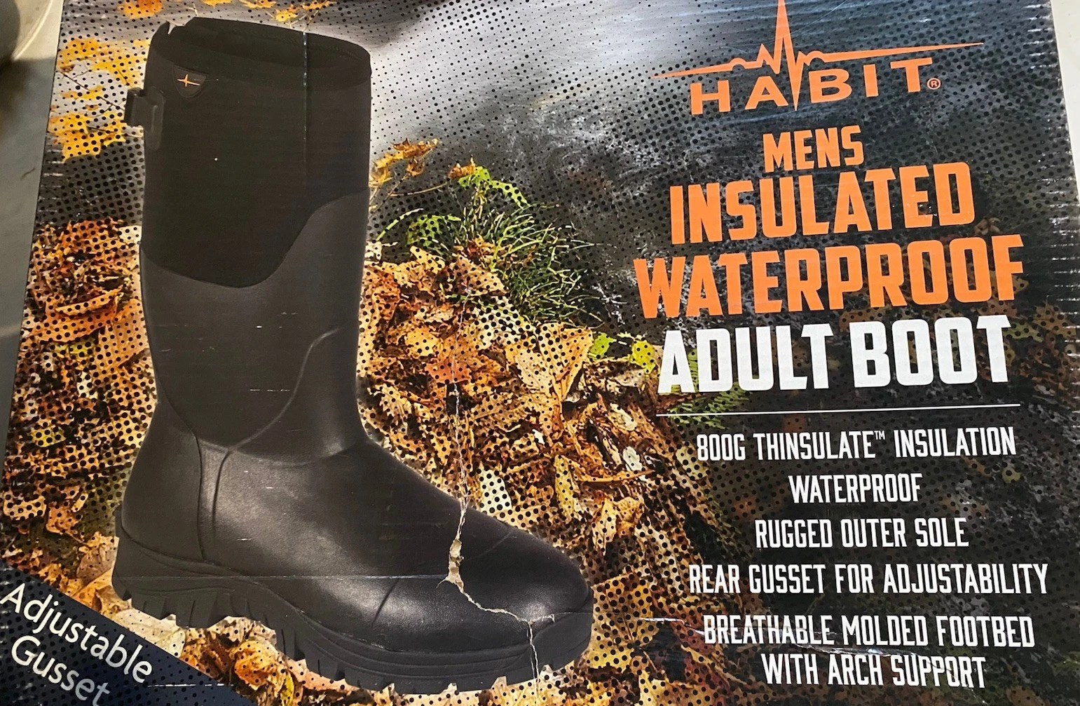 Habit Men’s Insulated Waterproof Adult Boot