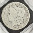 1893-CC Morgan Dollar $1 CARSON CITY 90% Silver One US Coin KEY DATE WOW!
