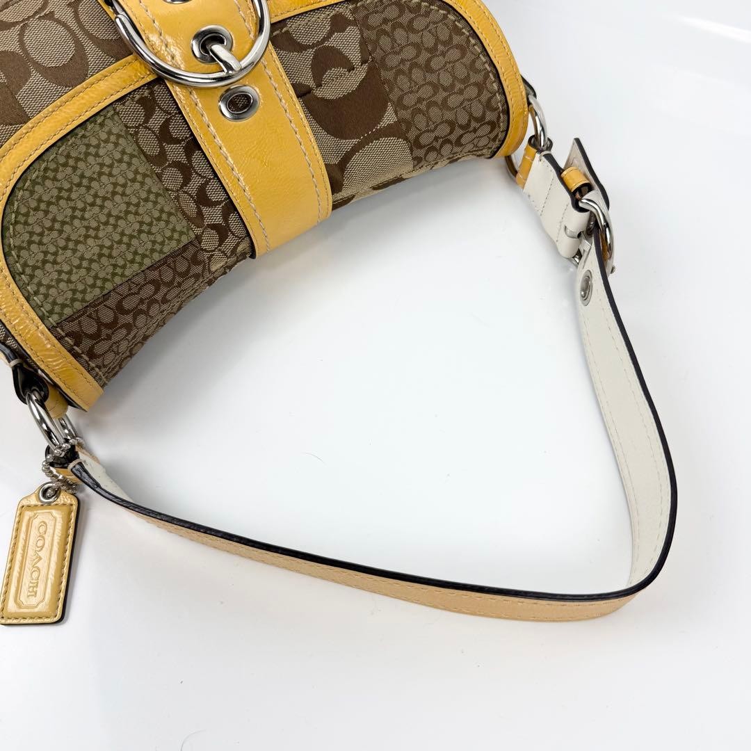 COACH Soho Patchwork One Shoulder Bag Signature 12316 - Gem