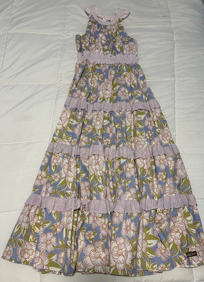 matilda jane ocean breeze maxi dress Matilda Jane Size 6 Happy & Free Ocean Breeze Patchwork Maxi Dress