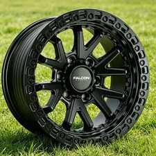 Falcon 17 X 9 Inch Wheels Tacoma Tc3 Series Full Matte Black 6-lug Wheel