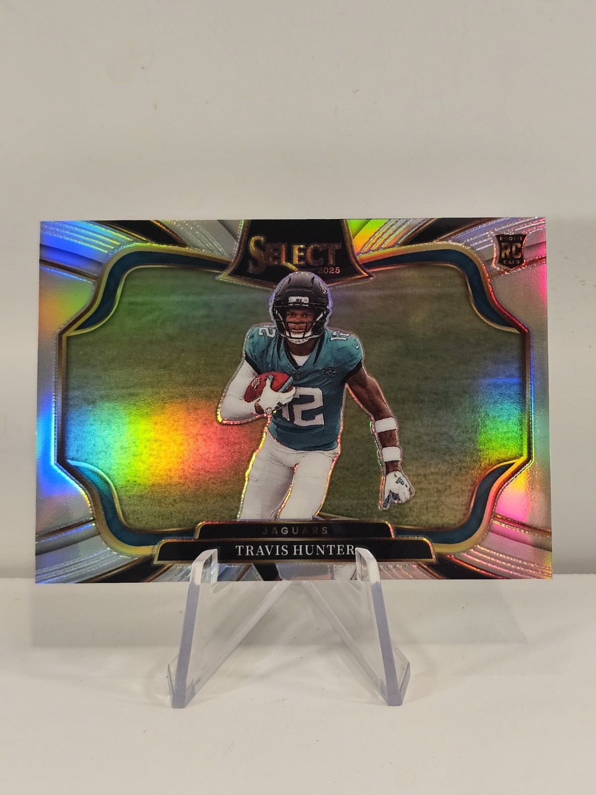 2025 Panini Select TRAVIS HUNTER ROOKIE SILVER PRIZM #428 FIELD LEVEL Jaguars RC