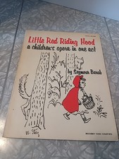 Little Red Riding Hood Children's Opera in One Act Seymour Barab 1965