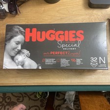Huggies Special Delivery Hypoallergenic Diapers, Size Newborn, 32 Ct