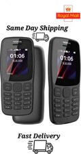 Nokia 106 Dual Sim 4G Brand New Black Unlocked Free Sim Big Buttons Cheap mobile