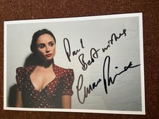 Emma Pierson signed smaller than A5 photo Guest House Paradiso Little Dorrit