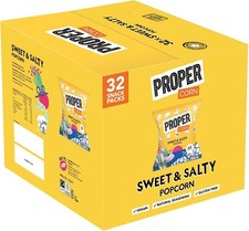 PROPER Sweet & Salty Popcorn, Natural Sea Salt and Demerara Sugar Seasoning, Veg