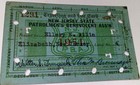 Rare Antique ID'd WWI, WWII Vet, Policeman NJ Patrolmen Benevolent Due Card 1951 — photo 2