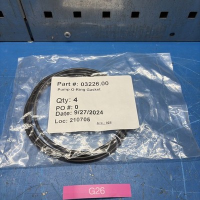 (4) CMA 03226.00 O-Rings New In Sealed Bag Fast   Shipping! + Warranty