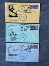 1977 Aviation Souvenir Cover Lot 3 Hindenburg Concorde Lindbergh Cuy-Lor Club