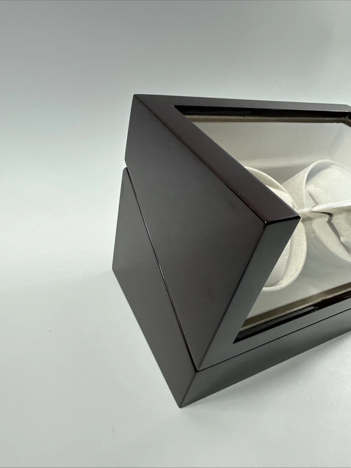 Enrollador de reloj doble Versa Elite madera de cerezo adaptador de corriente incluido Foto 4 de 4