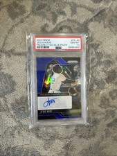 Jesus Made 2025 Panini Prizm  Prospect Blue  Auto PSA 10 38/49