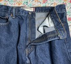 VTG 505 Levis USA Men’s Jeans W38 L30 Dark Blue Straight Fit Inseam 28 — photo 9