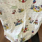 VTG 1984Walt Disney Company Baby Mickey Mouse Minnie Goofy Crib Sheet - Flannel — photo 3