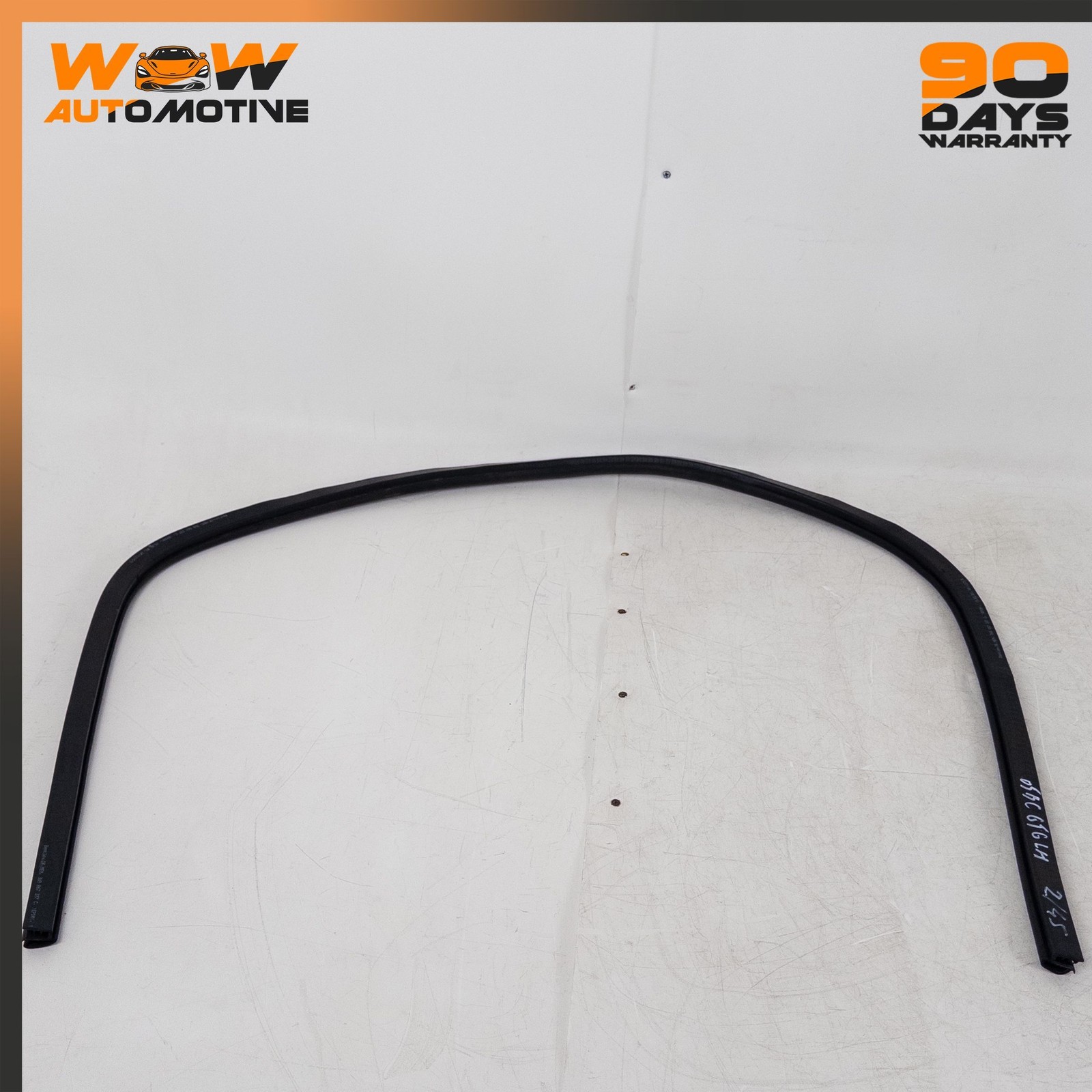 04-13 BENTLEY CONTINENTAL GT LEFT DRIVER SIDE LOWER DOOR SEAL RUBBER OEM