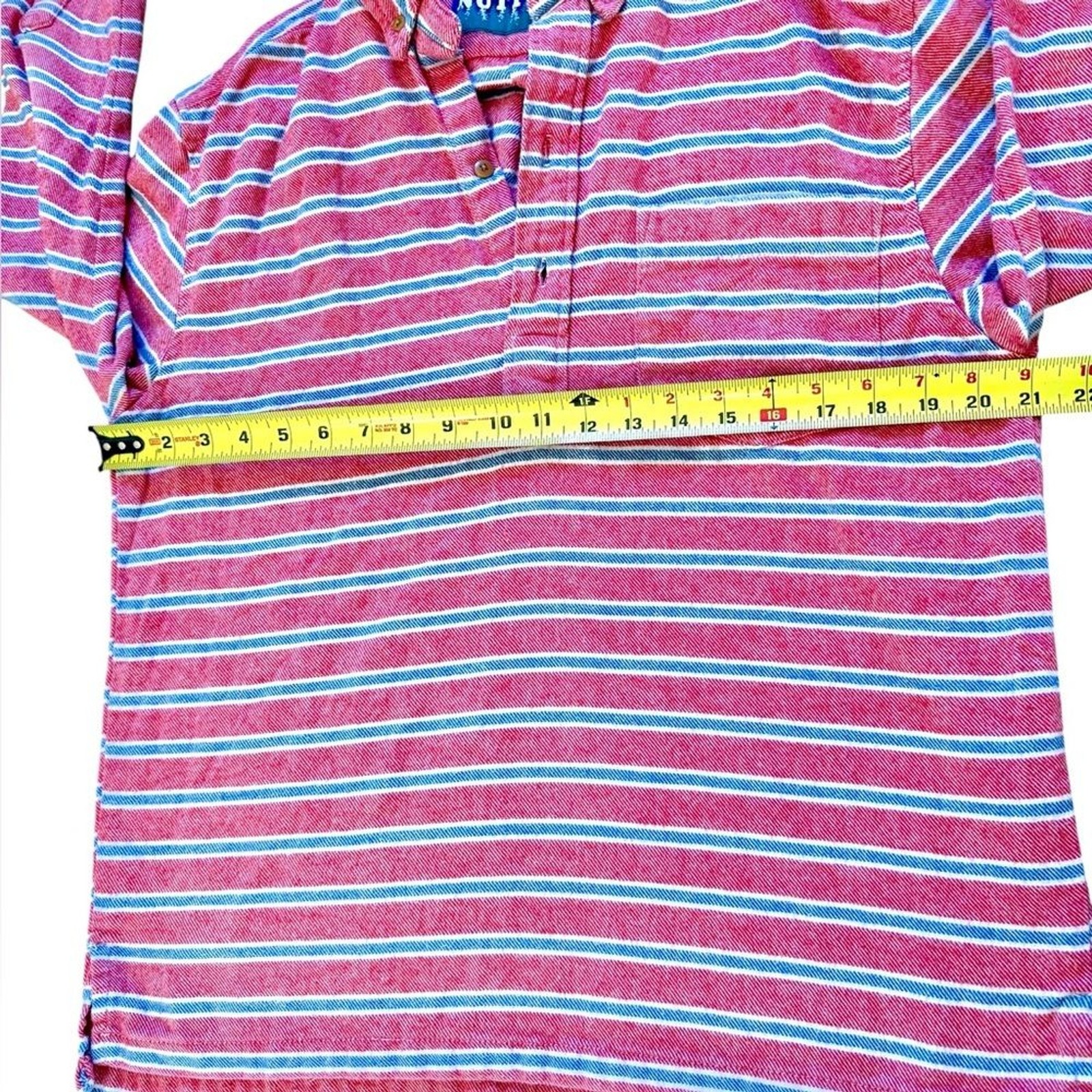 The Nutter Chubbies Quarter Button Pullover Flann… - image 6