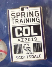 2019 Colorado Rockies Spring Training pin CR Scottsdale FREE SHIPPING