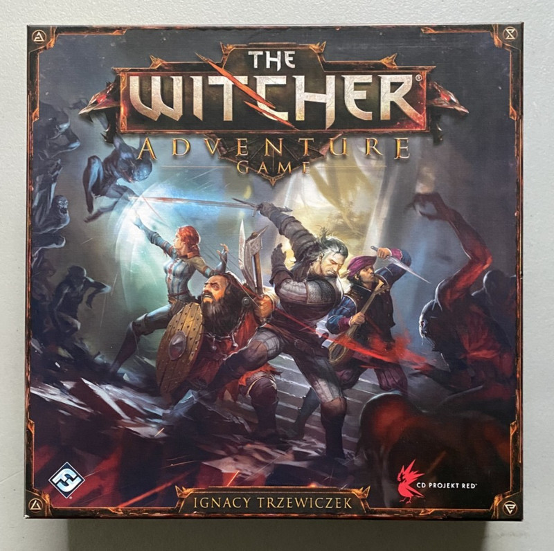 The Witcher Adventure Game Board Game Complete & Sleeved! Fantasy Flight Game