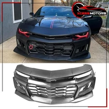 For 14-15 Chevy Camaro 5TH to 6TH Gen 1LE Style Front Bumper Cover w/ Grille Lip