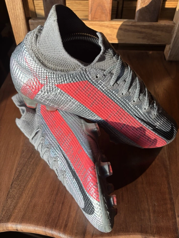 Botines de fútbol para hombre Nike Superfly 7 Elite FG AQ4174-906 gris metálico talla 9 Foto 4 de 4