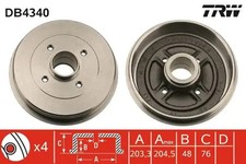 Tambour de frein Nissan MICRA