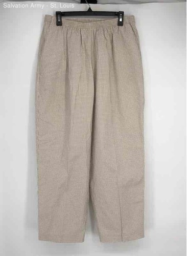 Alfred Dunner Classics Elastic Waist Pants - Comfort Pull-On Pants With Side Pockets