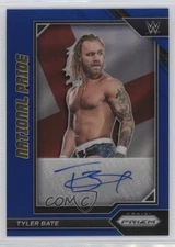 2023 Panini Chronicles WWE Blue Prizm 31/49 Tyler Bate #NP-TBT Auto 9cf