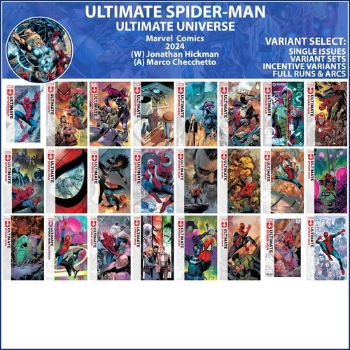 Ultimate Spider-Man (2024) #1-15 16 17 18 19 20 21 22 23 24 Marvel COVER SELECT