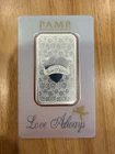 PAMP Suisse Love Always - 1 Troy Oz .999 Fine Silver Bar - Sealed Assay Card