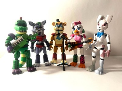 Original FNAF Funko Action Figures - FNAF SB Complete Set *See Description*