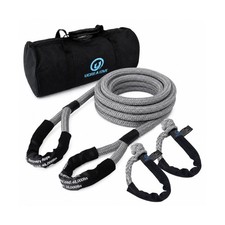 Ucreative 1 X 30 Kinetic Recovery Tow Rope Kit Max 48000 Lbs Breaking St... Ucreative 1 X 30 Kinetic Recovery Tow Rope Kit Max 48000 Lbs Breaking St...