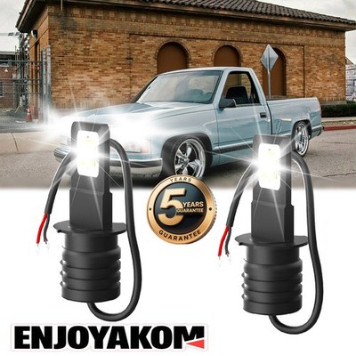 For Chevrolet C1500 1988-1998 LED Fog Light Bulb Conversion Kit High Power 6000K