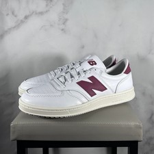New Balance Balance T500 White Sneaker Low Top Court Red CT500LPB