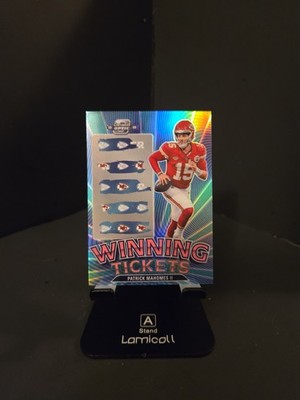 2023 Panini Contenders Optic SP #'d /75 Winning Ticket Patrick Mahome@ Blue NFL!