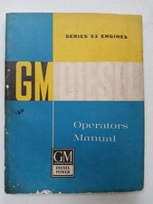 1962 Gm Diesel Series 53 Engine Operators Manual General Motors Gm Corp