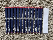 NEW 5/10/13pcs Lamkin Sonar Standard Plus Golf Club Grips + Tape / Blue & Red