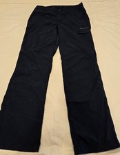 Columbia PFG Women Size 6 Aruba Convertible Roll Up Pants Navy Blue Omni Shade