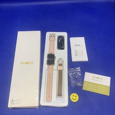   Fitness Tracker Smart Watch Women Men Hr Blood Oxygen Sleep Step Counter Pink