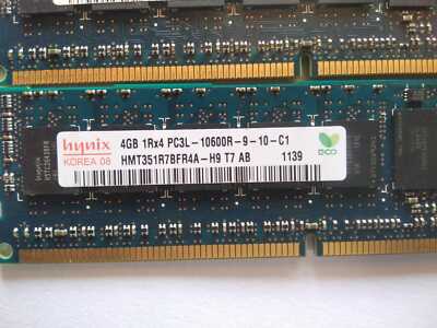 DDR3 PC10600 16GB(4GB x 4 kit) 1333mhz ECC Registered Memory