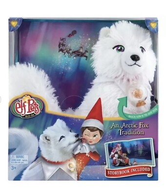 New Elf Pets - An Arctic Fox Tradition Plush & Storybook Elf on the Shelf