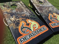 Realtree Camo Cornhole Boards set