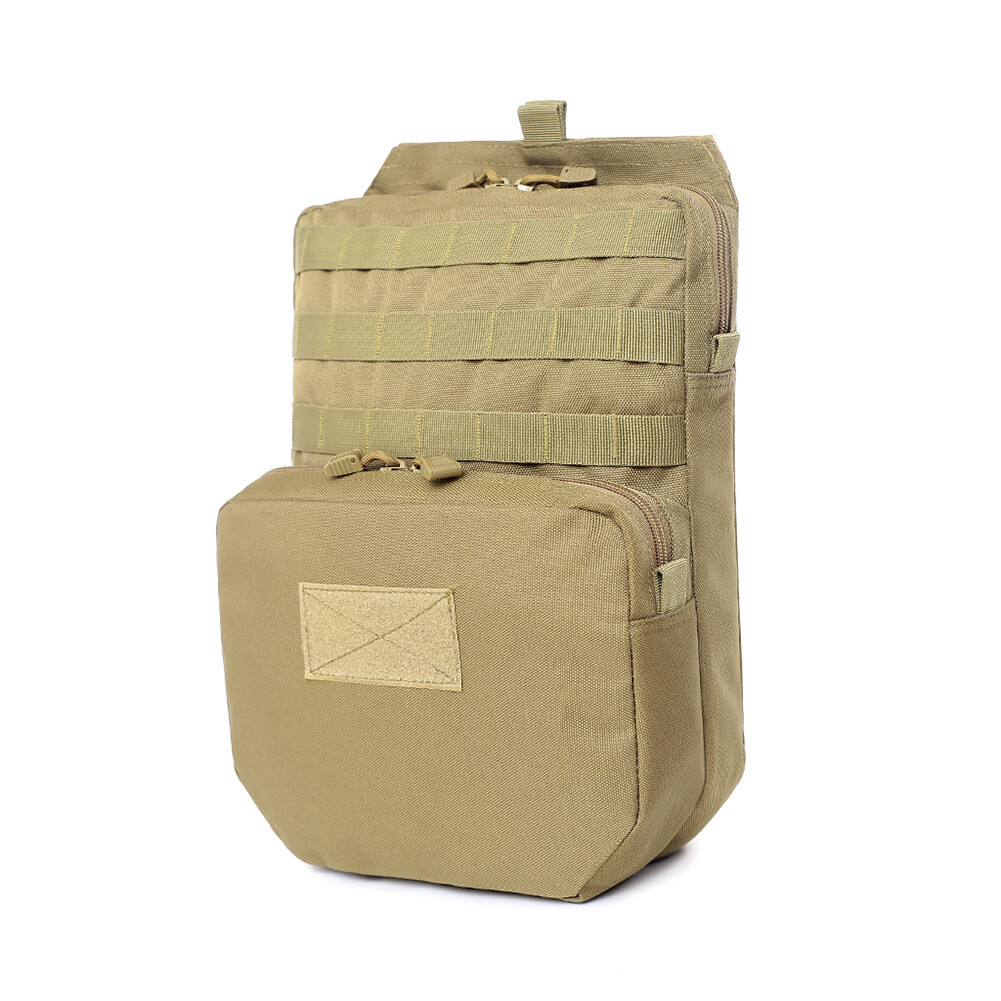 Bottle Pocket Vest Backpack Bag Tactical MOLLE Accessory Pouch for Hiking Men
