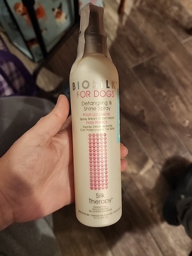 BioSilk per cani terapia della seta districante più nebulizzatore lucido per cane 8 oz