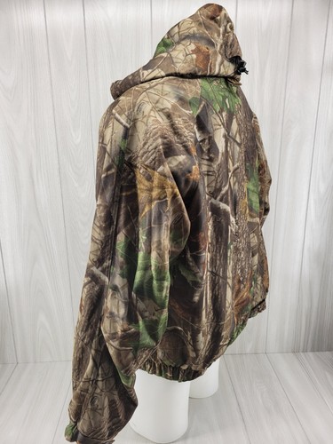 Scent Blocker Plus Mesh Outer Hunting Coat Jacket RealTree Camo Mens Large - Picture 9 of 11