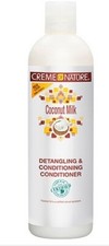 Creme of Nature Coconut Milk Hair DETANGLING CONDITIONING CONDITIONER Natural 12