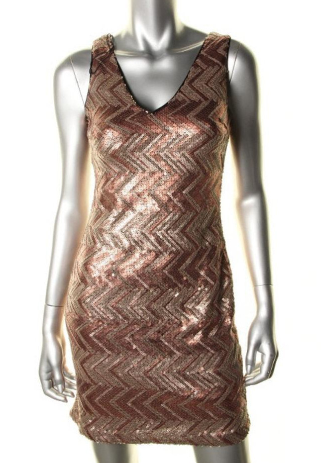 gold chevron dress 1920's Gatsby Party Dress - The Deco Chevron