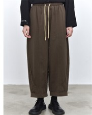 Japanese women's elastic waist loose wide-leg pants casual trousers Autumn